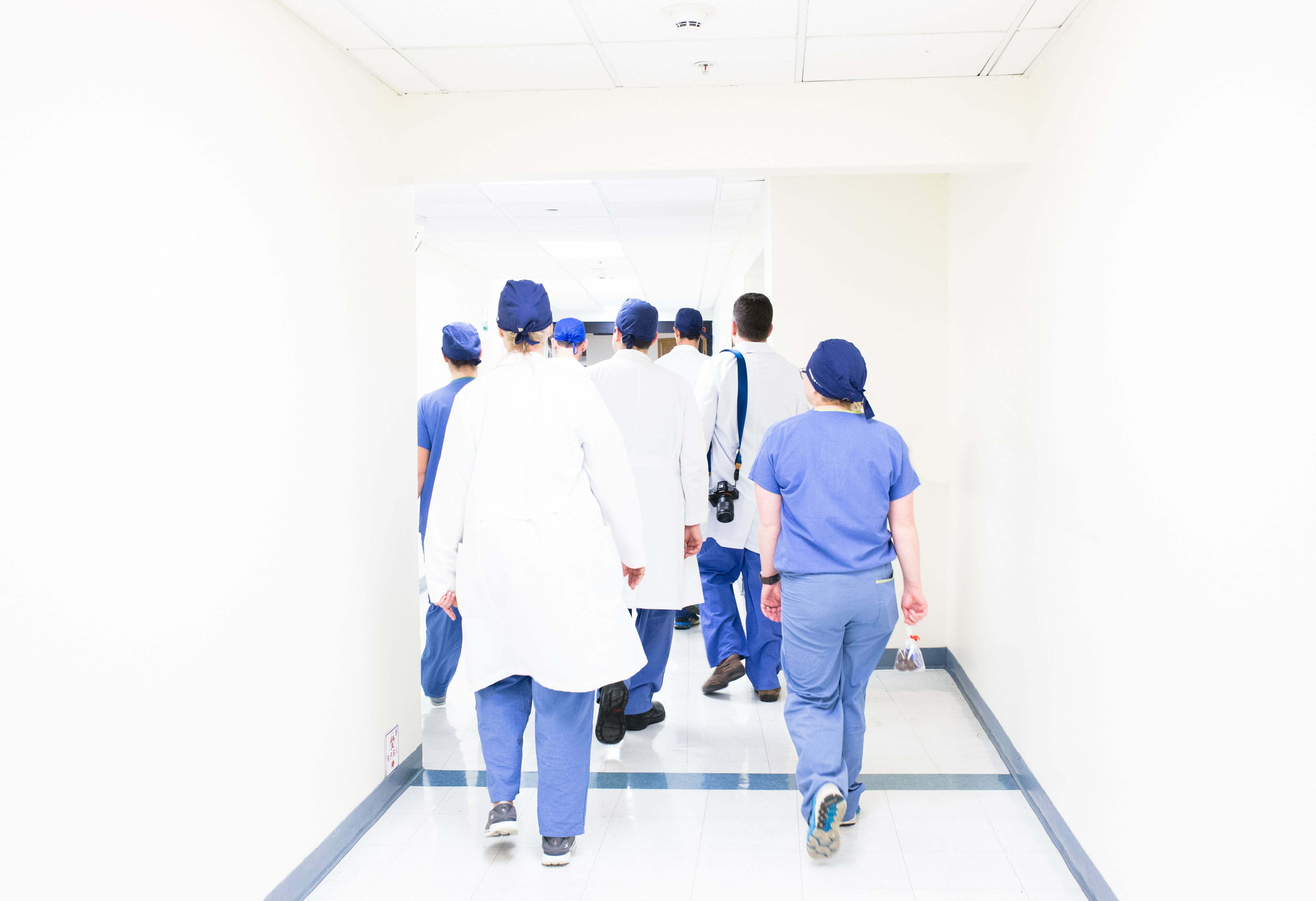 a group of people walking