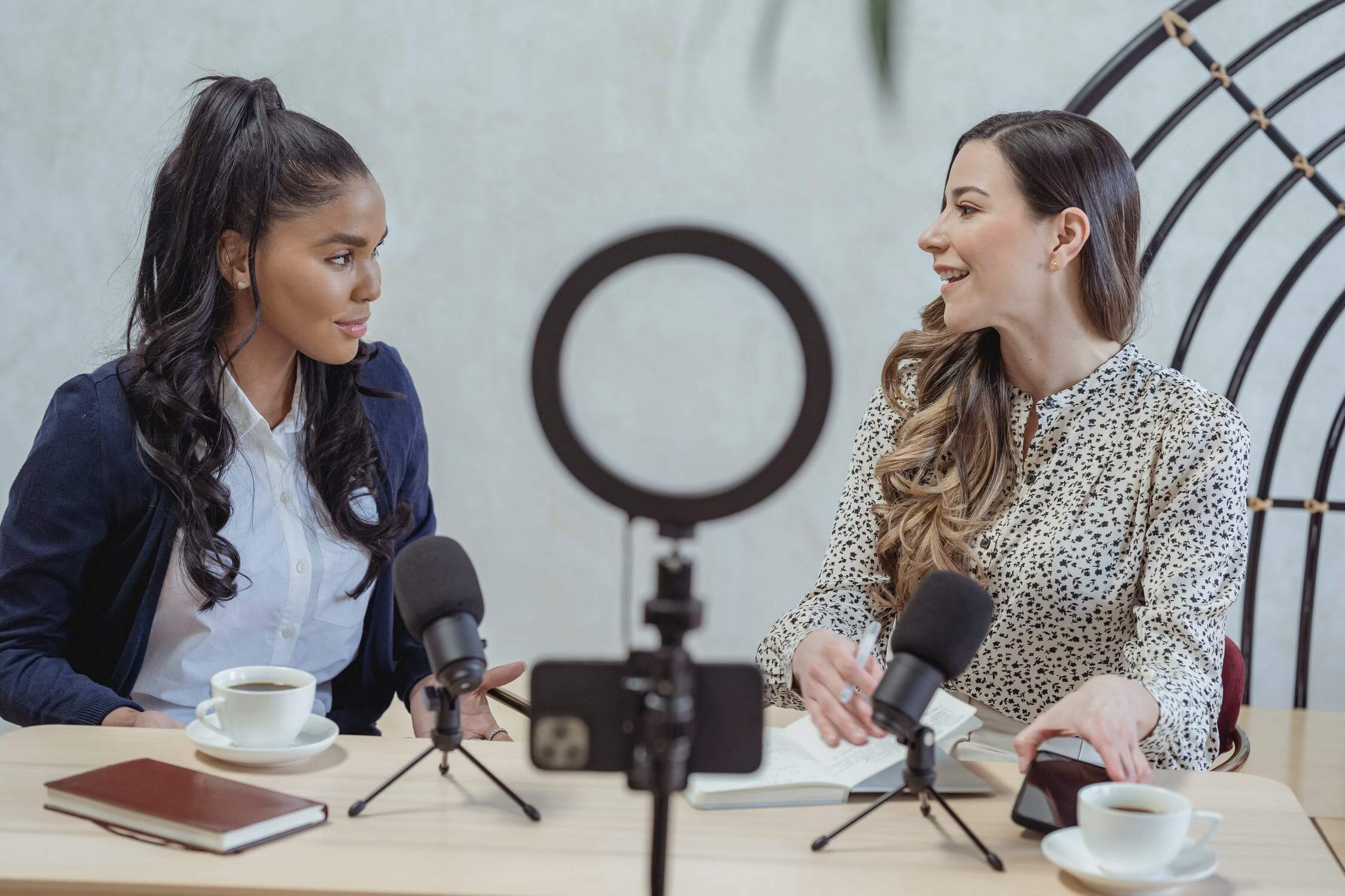 a few women in a meeting